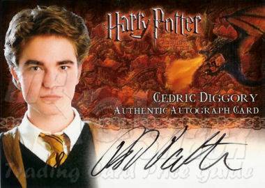 Robert Pattison as Cedric Diggory - front
