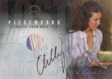 PWA-1  Evangeline Lilly - Kate Austen Autographed Pieceworks - front