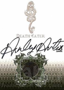 DE1 Death Eater dual auto & costume Ashley Artus - front