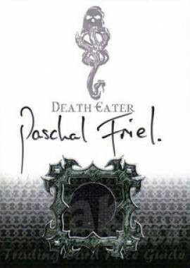DE4 Death Eater dual auto & costume Paschal Friel - front
