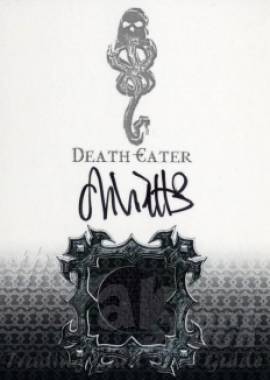 DE5 Death Eater dual auto & costume Olivia Higginbottom - front