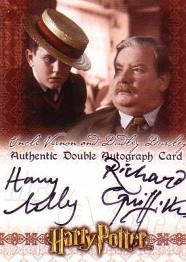 Dudley and Vernon Dursley/Harry Melling and Richard Griffiths (SS) - front Dudley and Vernon Dursley/Harry Melling and Richard Griffiths (SS) - front
