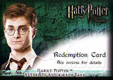 Harry Potter - Daniel Radcliffe (redemption) - front Harry Potter - Daniel Radcliffe (redemption) - front