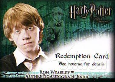 Ron Weasley - Rupert Grint (redemption) - front