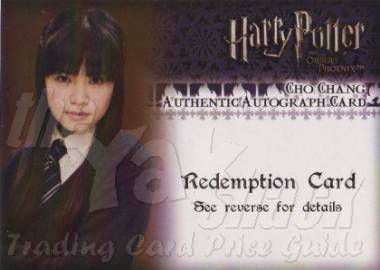 Cho Chang - Katie Leung (redemption) - front