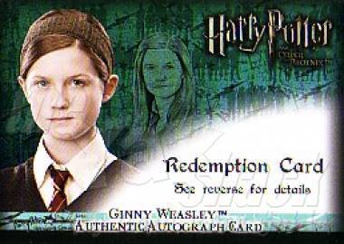Ginny Weasley - Bonnie Wright (redemption) - front