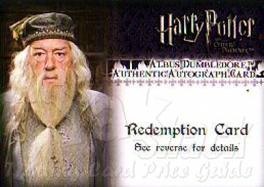 Albus Dumbledore - Michael Gambon (redemption) - front
