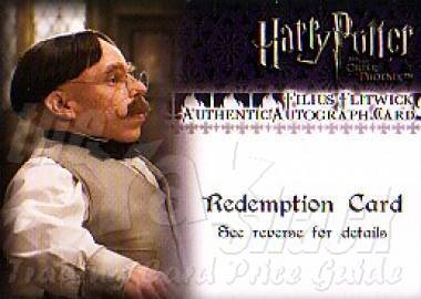 Professor Flitwick Warwick Davis (redemption) - front