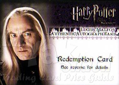 Lucius Malfoy - Jason Isaacs (redemption) - front